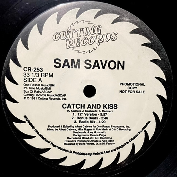 Sam Savon - Catch And Kiss | Cutting Records (CR-253)