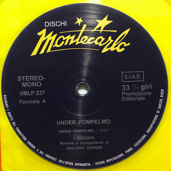 Giuliano Sorgini - Under Pompelmo | Vinyl Magic (VMLP 237) - 3
