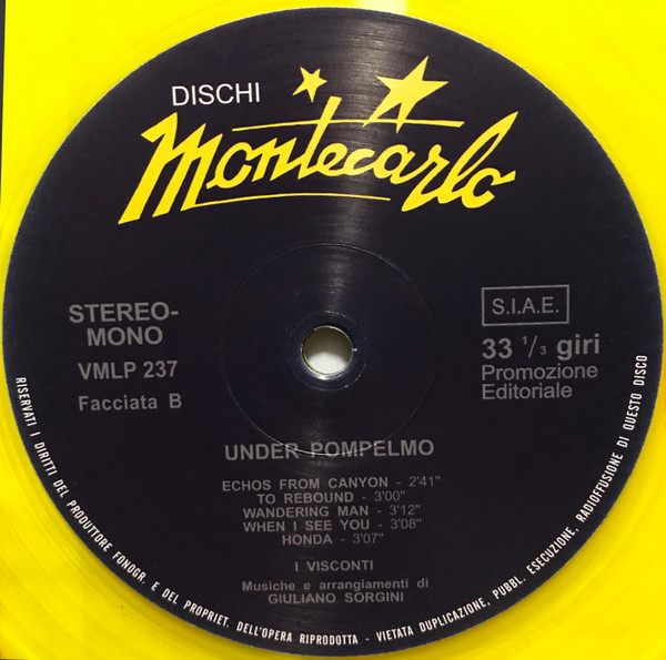 Giuliano Sorgini - Under Pompelmo | Vinyl Magic (VMLP 237) - 4