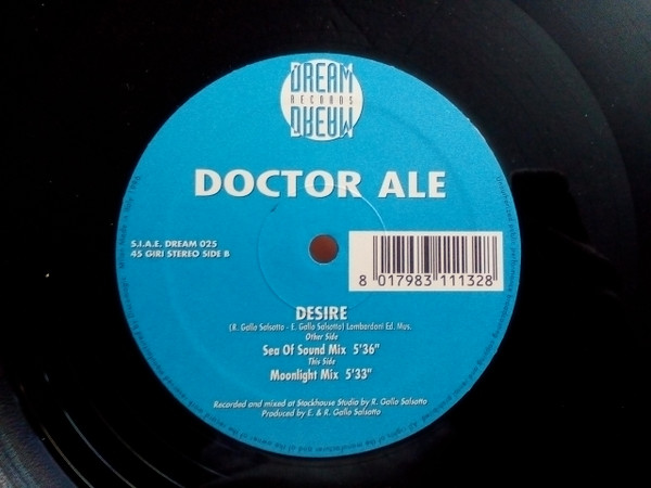 Doctor Ale - Desire | Dream Records (DREAM 025)