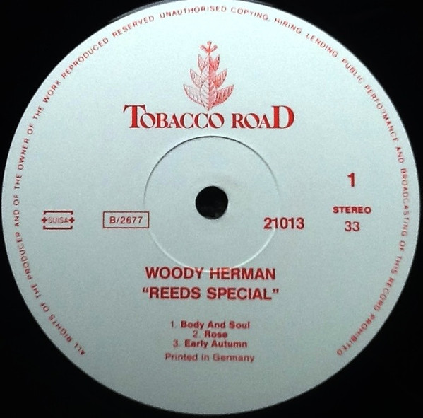 Woody Herman - Reeds Special | Tobacco Road (B / 2677) - 3