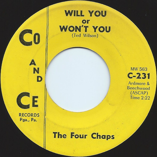 The Four Chaps - True Lovers / Will You Or Won't You | Co & Ce Records (C-231) - 2