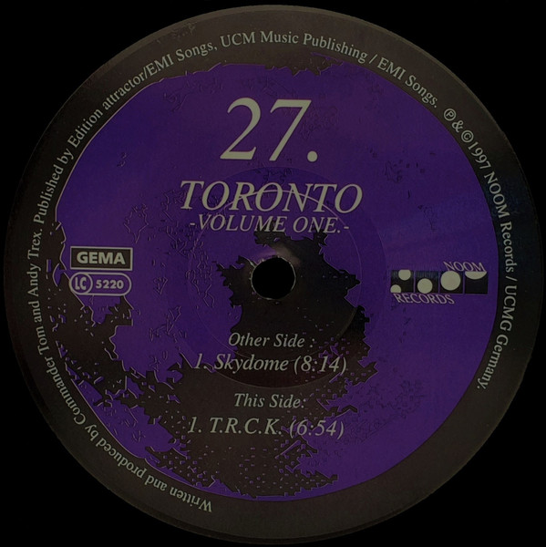 Toronto - Volume One | Noom Records (NOOM027-6)