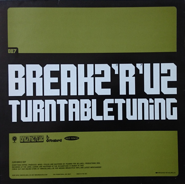 Peabird - BREAKZ'R'UZ  TURNTABLE TUNING | Breakz R Uz (BRKZ 007) - 2