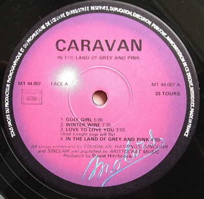 Caravan - In The Land Of Grey And Pink | Les Disques Motors (MT 44007) - 3