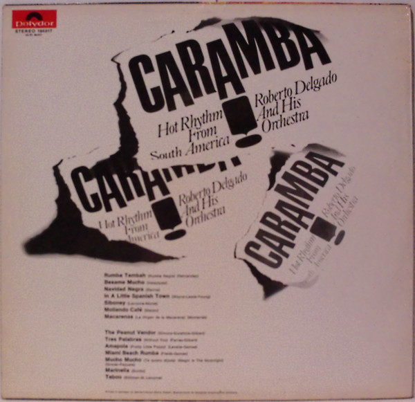 Roberto Delgado & His Orchestra - Caramba! Hot Rhythm From South America | Polydor (184 017) - main