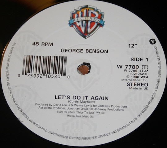 George Benson - Let's Do It Again | Warner Bros. Records (W 7780 (T)) - 2