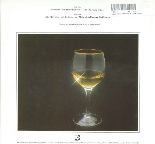 Grover Washington, Jr. - Winelight | Elektra (ELK 52 262) - main