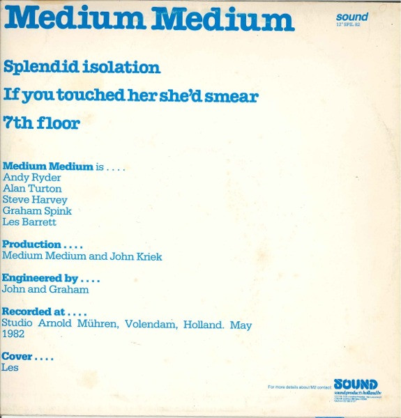 Medium Medium - Splendid Isolation | Sound (12 SPIL 82) - 2 Medium Medium - Splendid Isolation | Sound (12 SPIL 82) - 2