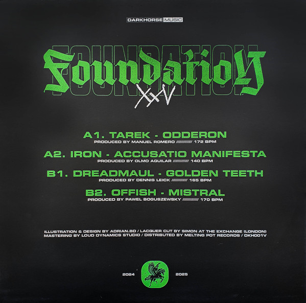 Various - Foundation | Black Edition | Darkhorse Music (DKH001V) - 3