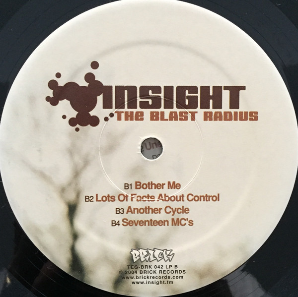 Insight - The Blast Radius | Brick Records (TEG-BRK 042 2xLP) - 4 Insight - The Blast Radius | Brick Records (TEG-BRK 042 2xLP) - 4