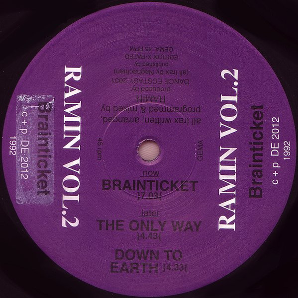 Ramin Naghachian - Vol.2 - Brainticket | Dance Ecstasy 2001 (DE 2012) - 3