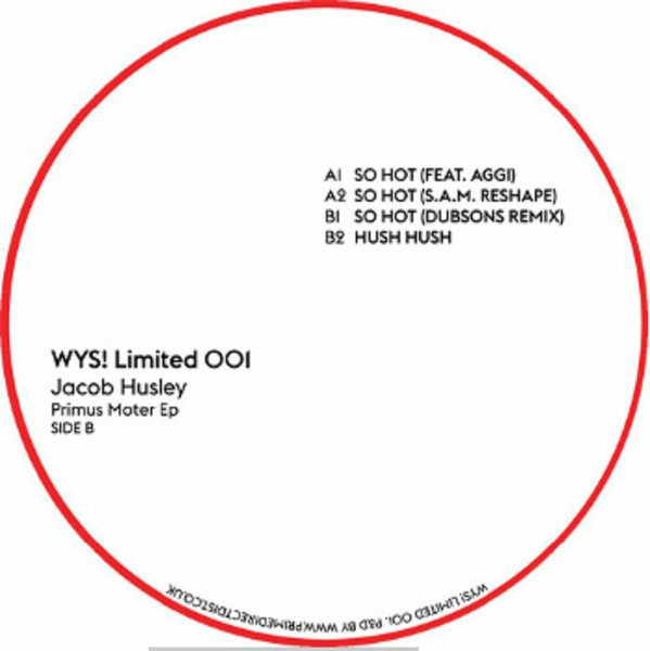 Jacob Husley - Primus Motor EP | WYS! Recordings (WYSL 001) - main