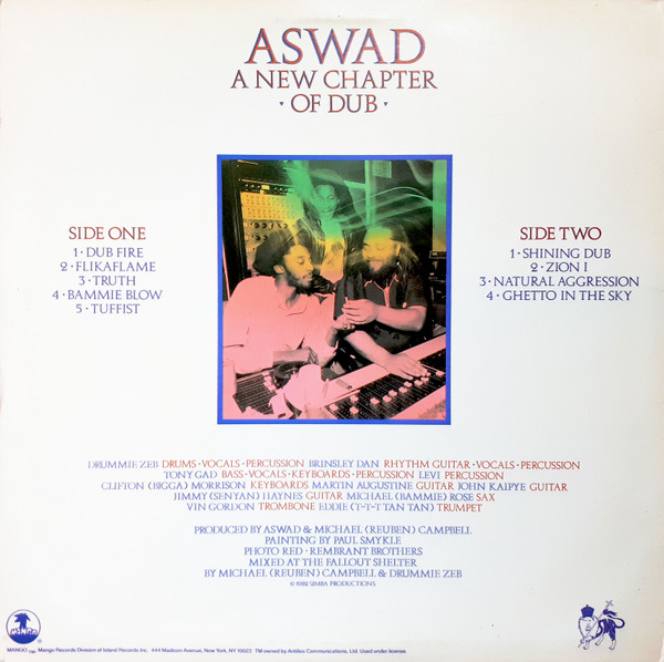 Aswad - A New Chapter Of Dub | Mango (MLPS 9711) - 2