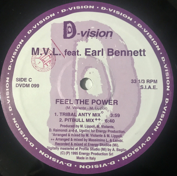 M.V.L. & Earl Bennett - Feel The Power | D:vision Records (DVDM 099) - 4 M.V.L. & Earl Bennett - Feel The Power | D:vision Records (DVDM 099) - 4