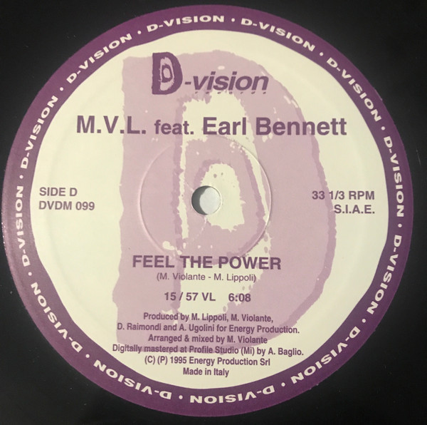 M.V.L. & Earl Bennett - Feel The Power | D:vision Records (DVDM 099) - 5 M.V.L. & Earl Bennett - Feel The Power | D:vision Records (DVDM 099) - 5