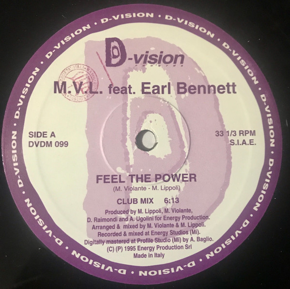 M.V.L. & Earl Bennett - Feel The Power | D:vision Records (DVDM 099) - 2 M.V.L. & Earl Bennett - Feel The Power | D:vision Records (DVDM 099) - 2