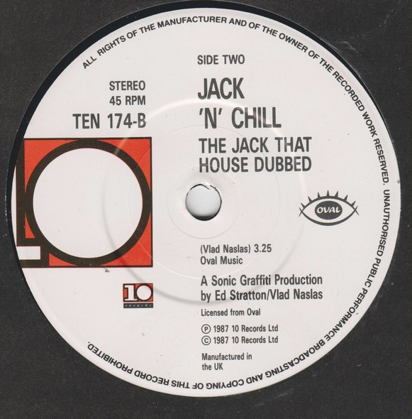 Jack 'N' Chill - The Jack That House Built | 10 Records (TEN 174) - 4