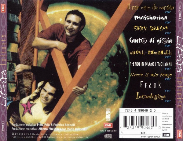 Litfiba - Infinito | EMI (7243 4 99046 2 0)