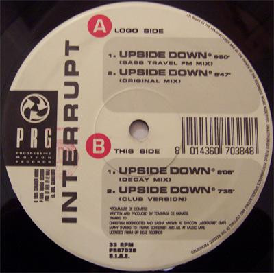 Interrupt - Upside Down | PRG (Progressive Motion Records) (PRG7038)