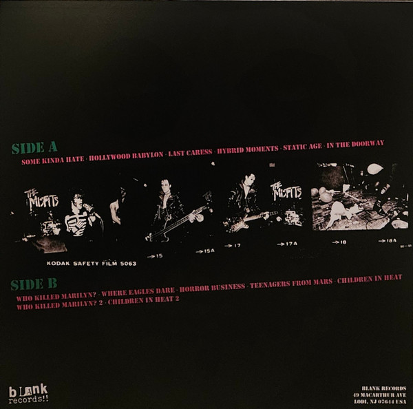 Misfits - Calling All Fiends (Studio Outtakes 1979-1980) | Blank Records (Blank2025-EU) - 2