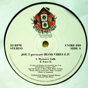 Joe Turri - Blod Vibes E.P. | Cultural Vibe Records (CVIBE 010) - main Joe Turri - Blod Vibes E.P. | Cultural Vibe Records (CVIBE 010) - main