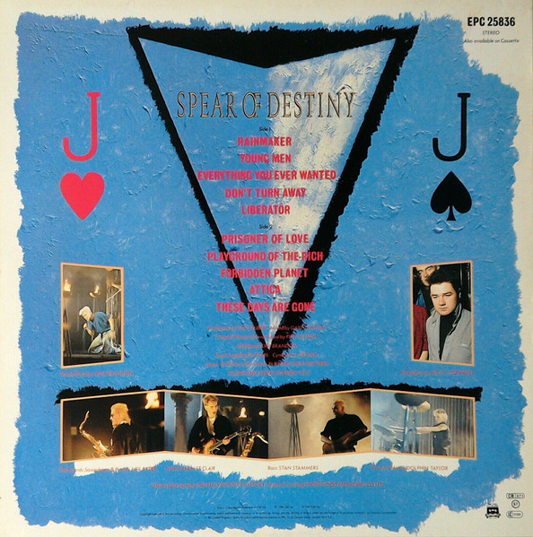 Spear Of Destiny - One Eyed Jacks [Vinyl] | Epic (EPC 25836) - 2