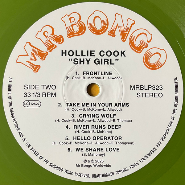 Hollie Cook - Shy Girl | Mr Bongo (MRBLP323) - 4
