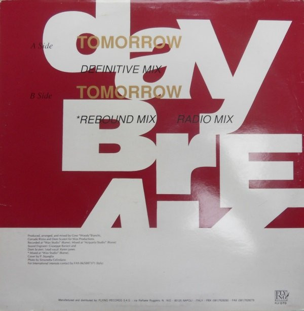 Daybreak - Tomorrow | Flying Records (FLY 070) - 4 Daybreak - Tomorrow | Flying Records (FLY 070) - 4