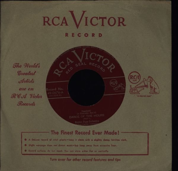 Boston Pops Orchestra , Arthur Fiedler - Dance Of The Hours | RCA Victor (49-0676) - 2