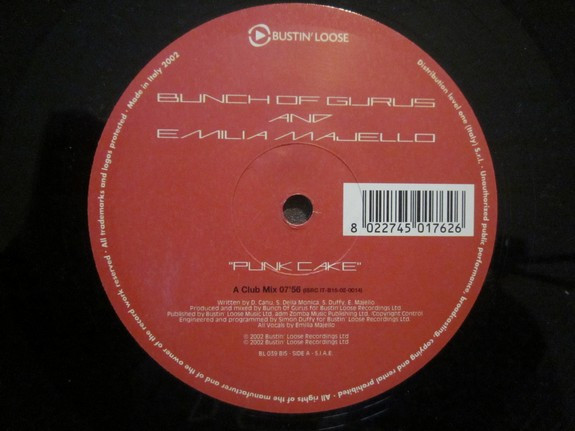 Bunch Of Gurus - Punk Cake | Bustin' Loose Recordings (BL039)