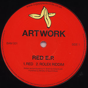Artwork - Red EP | Big Apple Records (BAM 001)