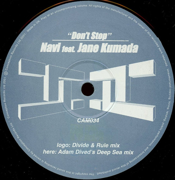 Navi Feat. Jane Kumada - Don't Stop | Conception Artist Management (CAM034)