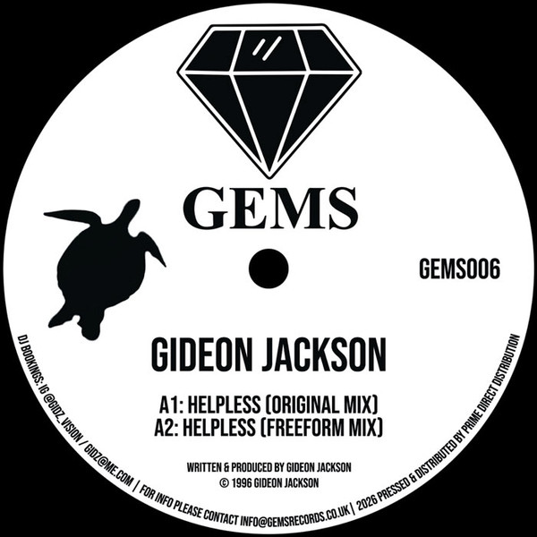 Gideon Jackson - Helpless / Sales In the Wind | Gems (GEMS006) - main