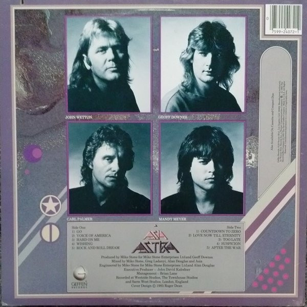 Asia - Astra | Geffen Records (GHS 24072) - 2 Asia - Astra | Geffen Records (GHS 24072) - 2