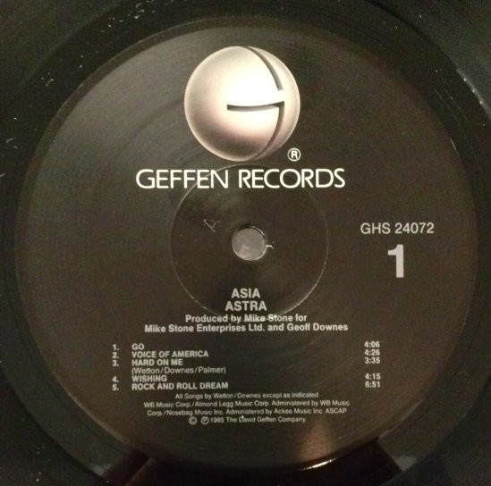 Asia - Astra | Geffen Records (GHS 24072) - 3 Asia - Astra | Geffen Records (GHS 24072) - 3