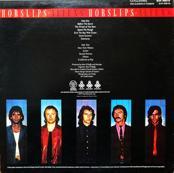 Horslips - Aliens | DJM Records (DJF 20519) - 2