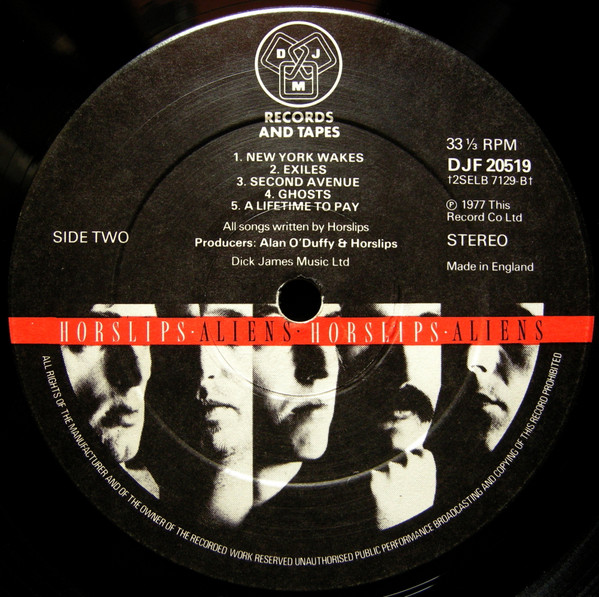 Horslips - Aliens | DJM Records (DJF 20519) - 4