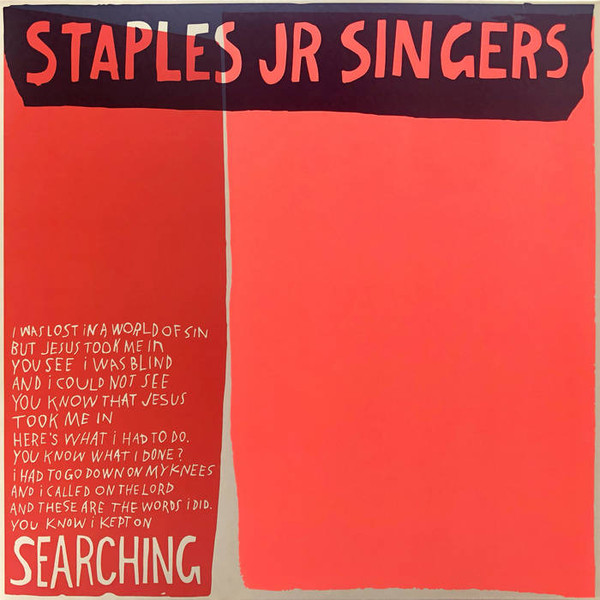 Staples Jr. Singers - Searching | Luaka Bop (LP-LBOP-0102)