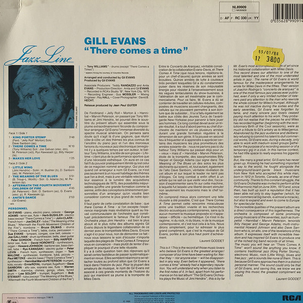 Gil Evans And His Orchestra - There Comes A Time | RCA (NL89909) - 2 Gil Evans And His Orchestra - There Comes A Time | RCA (NL89909) - 2
