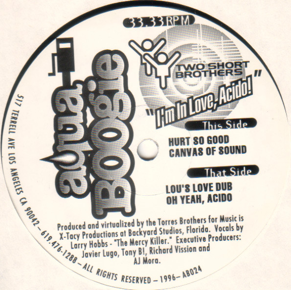 Two Short Brothers - I'm In Love, Acido! | Aqua Boogie Records (AB024)