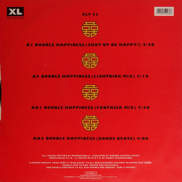 John + Julie - Double Happiness | XL Recordings (XLT 23) - 2