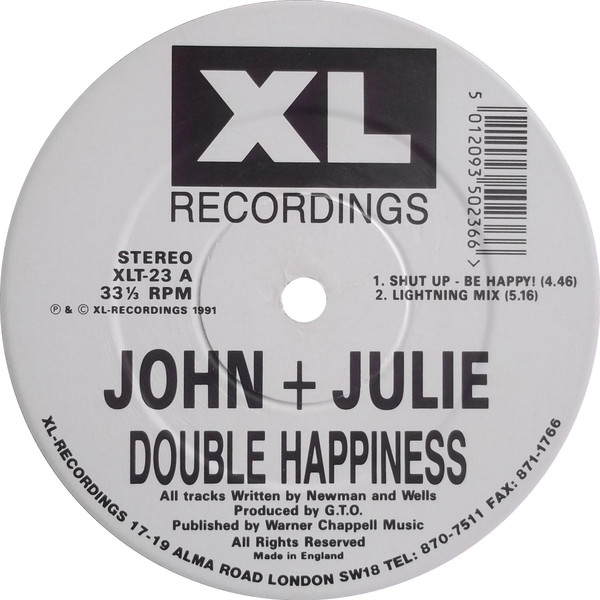 John + Julie - Double Happiness | XL Recordings (XLT 23) - 3
