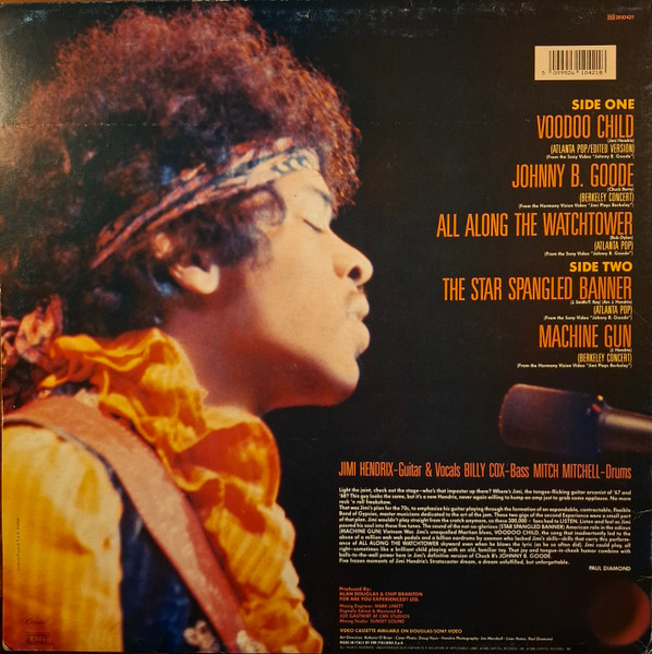 Jimi Hendrix - Johnny B. Goode - Original Video Soundtrack | Capitol Records (50 2610421) - 2