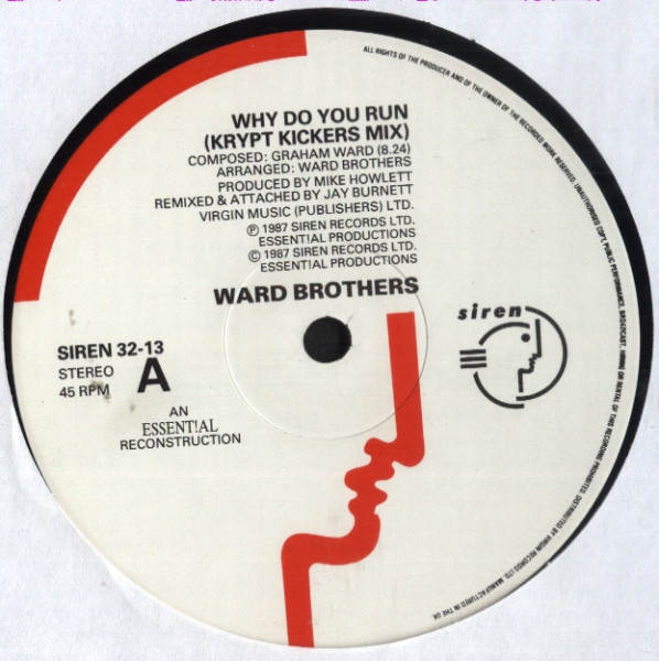 The Ward Brothers - Why Do You Run? | Siren (SIREN 32-13)