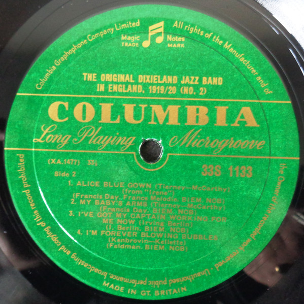 Original Dixieland Jazz Band - In England 1919/20 (Number 2) | Columbia (33S 1133) - 4
