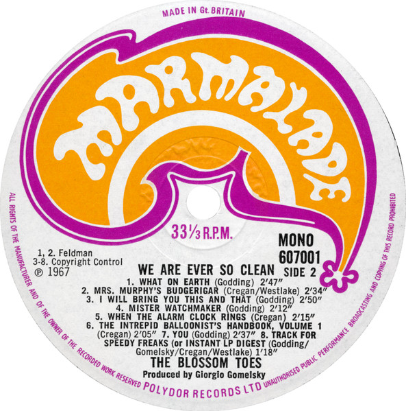 Blossom Toes - We Are Ever So Clean | Marmalade (607001) - 4