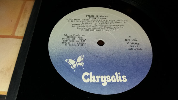 Steeleye Span - Parcel Of Rogues | Chrysalis (CHR 1046) - 2
