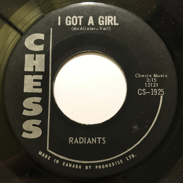 The Radiants - It Ain't No Big Thing | Chess (CS-1925) - 2