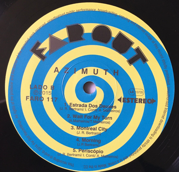 Azymuth - Azimüth | Far Out Recordings (FARO 117LPX) - 3